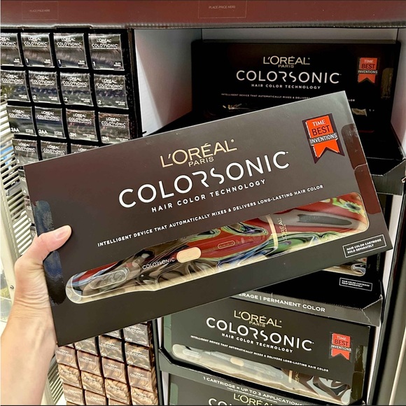 L'Oreal Paris Colorsonic Hair Color Device plus cartridge in soft black - Picture 3 of 5